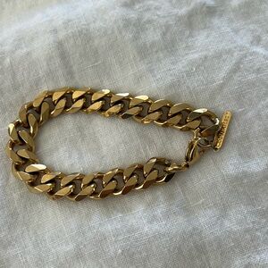 CoutuKitsch gold vermeil curb link bracelet